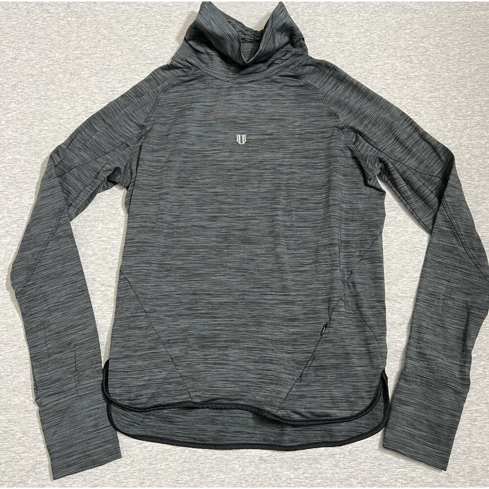 Eleven Women's Performance Top LS Gray‎ Marled Tennis Venus Williams Athletic